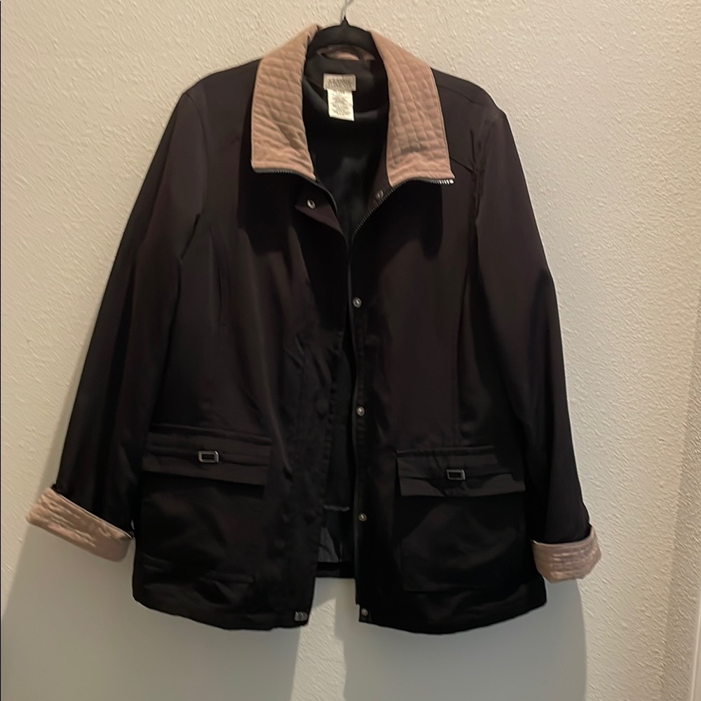 Classic Elements Black and Tan Utility Jacket